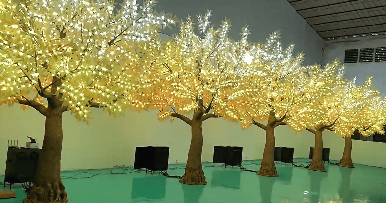 13.5ft Color-Changing Large LED Tree - Buy online – magic of leds