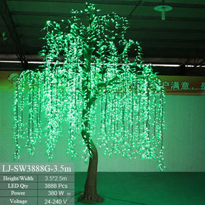 LED Weeping Willow Tree 11.5ft/3.5m 3888