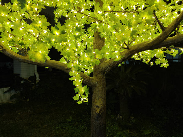 LED high simulation maple leaf tree light