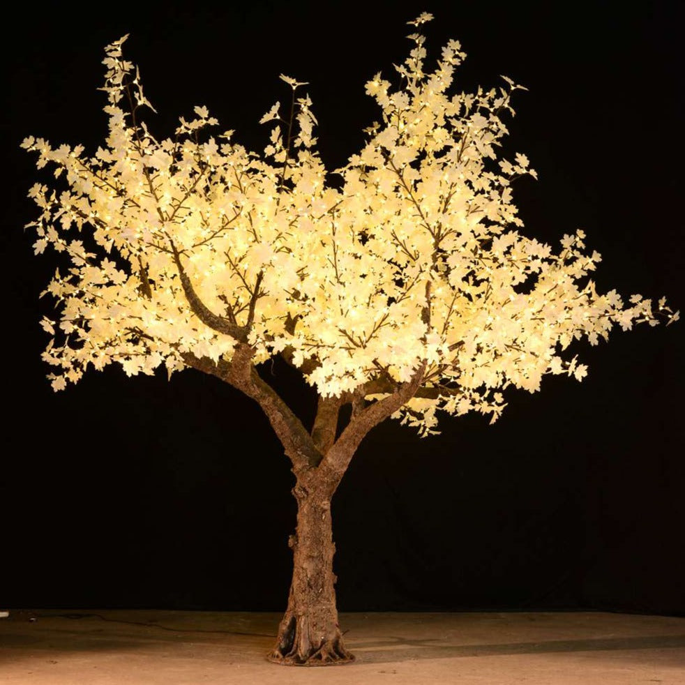 Buy Maple LED Tree 11.5ft, 2496 LEDs, Warm White Glow – magic of leds