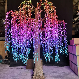 Artificial LED Tree for Garden Decoration with Falling Vines