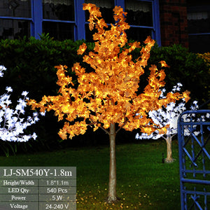 LED artificial maple tree with lights outdoor/indoor