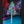 Outdoor RGB LED Firework Tree with realistic white trunk and multicolor starburst lights