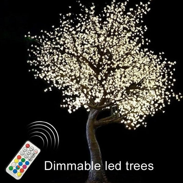 RGB Cherry Blossom LED Tree 10ft\ 3.0m 2120leds 8 Colors