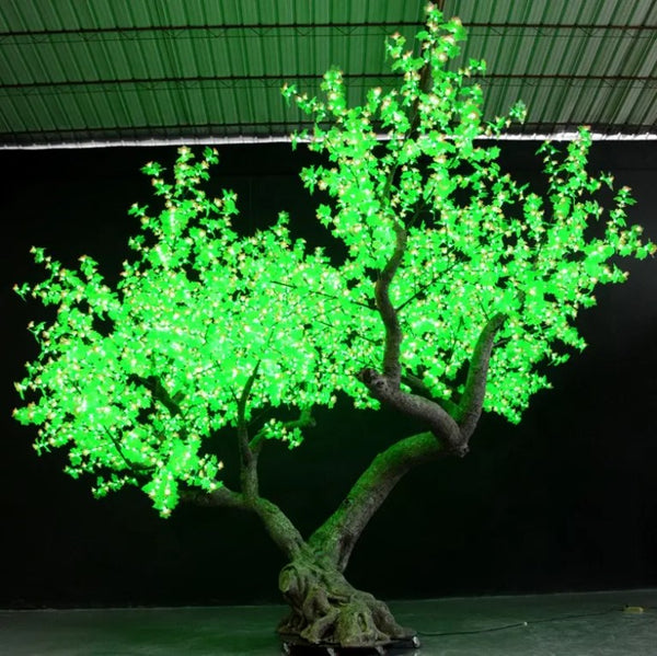 Outdoor Maple LED Tree with Flowers - 16ft Tall 17ft Wide