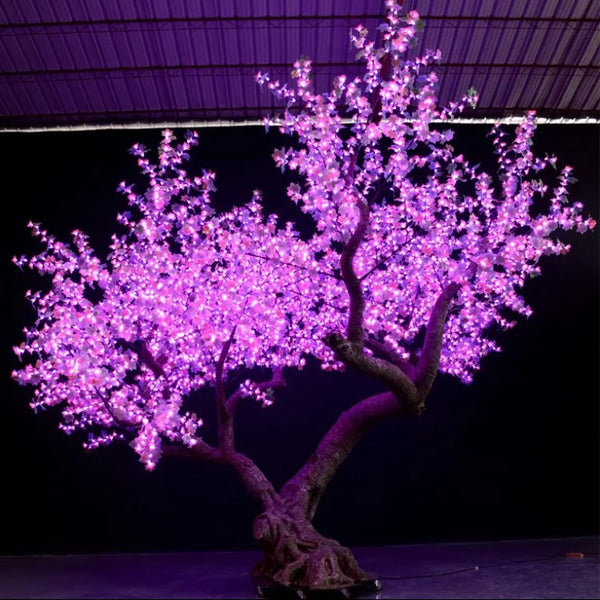 Outdoor Maple LED Tree with Flowers - 16ft Tall 17ft Wide