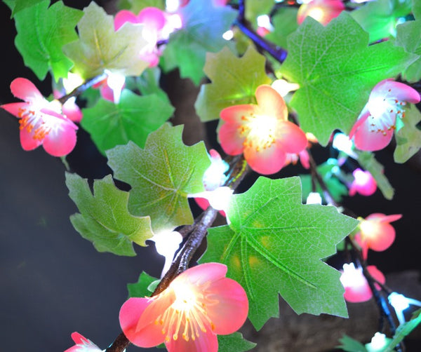 Outdoor Maple LED Tree with Flowers - 16ft Tall 17ft Wide