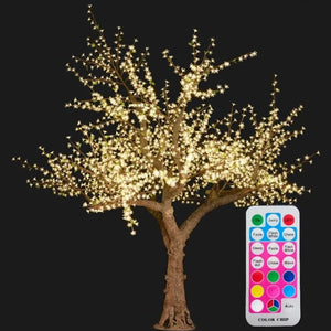 LED Cherry Blossom Lighted Tree 12.0 ft. Color Changing