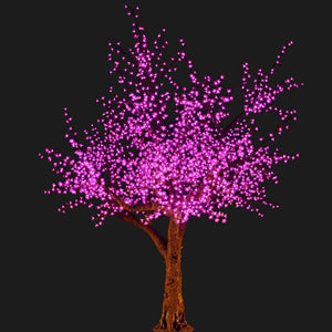 Cherry Blossom LED Tree 11.5ft. dia 12.0ft. 2496leds Pink