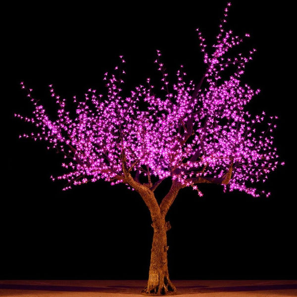 Cherry Blossom LED Tree 11.5ft. dia 12.0ft. 2496leds Purple