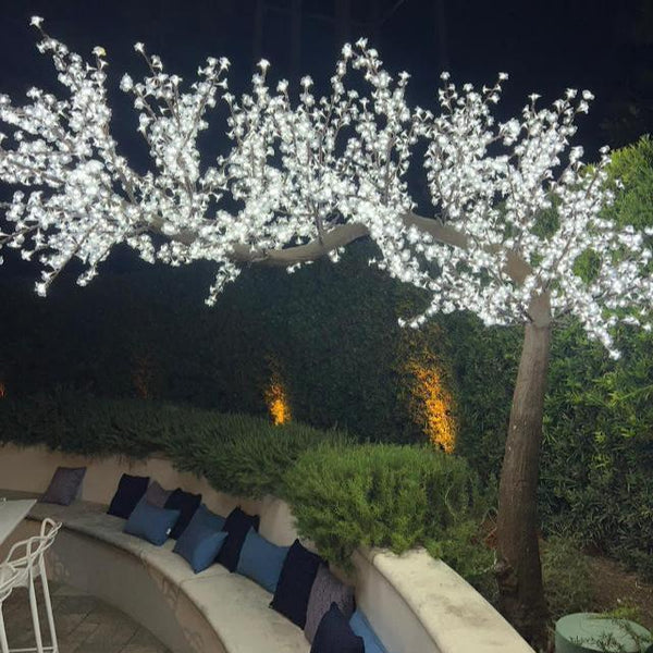 LED Tree Light Cherry Blossom Cool White 8.2f 4096LEDs