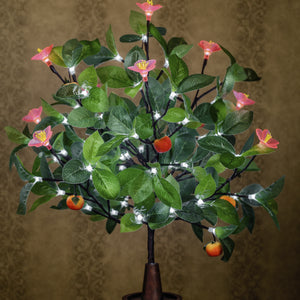Blooming LED Artificial Tree Flower lamp Orange