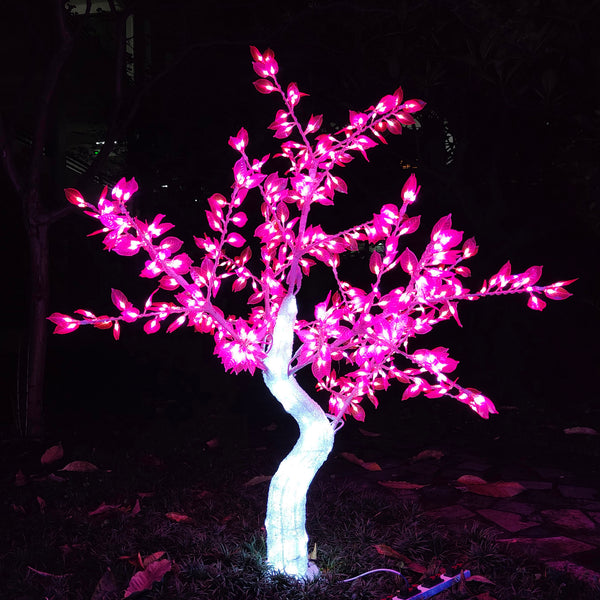 Artificial led trees. Tree Indoor and Outdoor use Pink