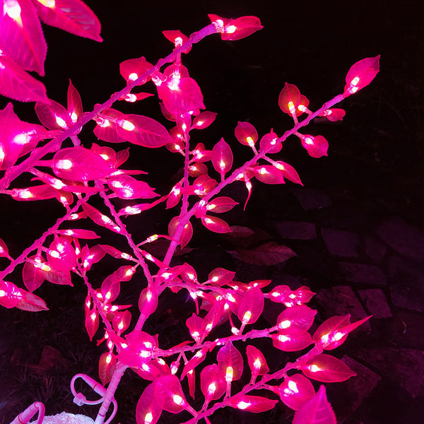 Artificial led trees. Christmas Tree  Indoor and Outdoor use Pink