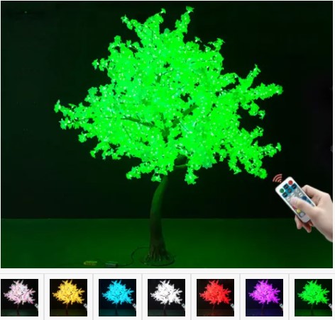Outdoor LED maple lighted tree 9.8ft/3.0m 2544leds 6 Color Options