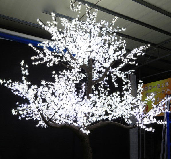 White LED outdoor lighted cherry blossom tree 13ft/4.0м