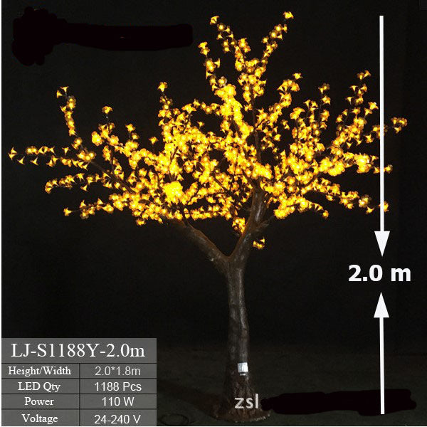 Cherry Blossom tree light lamp 6.5ft/2.0m/ 1188LEDs Waterproof