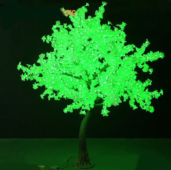 Outdoor LED Artificial Maple leaf Tree Light Color changing 9.8ft/3.0m