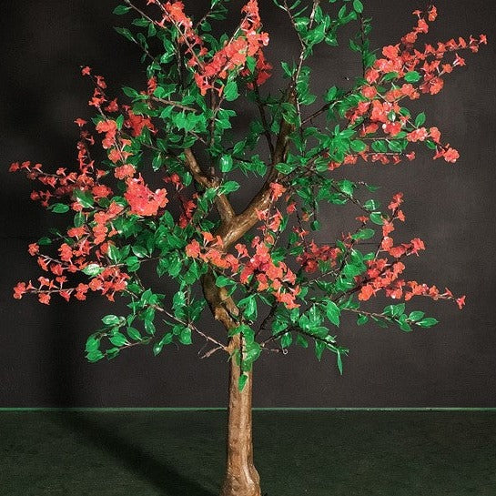 Outdoor Artificial trees that light up 8.2ft/2.5m. 1944 LED Red flower