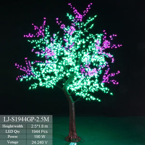 Artificial trees that light up 8.2ft/2.5 m. 1944 LEDs