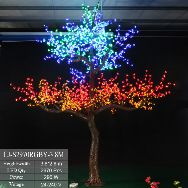 Outdoor led cherry blossom tree color changing RGB tree 13FT/3.8М