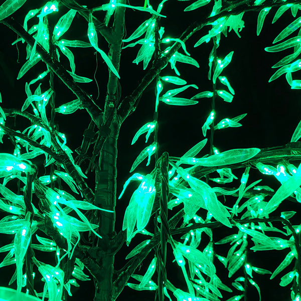 Purple LED weeping willow tree 6.0ft/1.8m rainproof outdoor lighting
