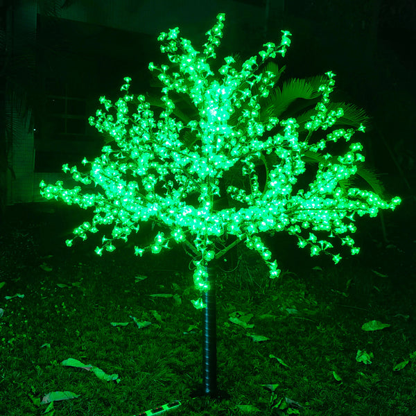 Lighted Pink Cherry Blossom Tree 6.5ft 1728 LEDs Indoor/Outdoor