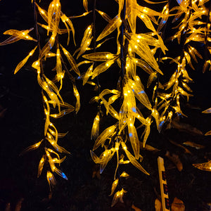 Yellow LED weeping willow tree 6.0ft/