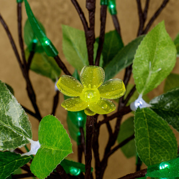 LED Tree Mood lamp Cherry blossom Yellow Flowers