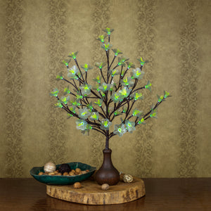 Tree Light Lamp Lighting Tree Led White Blooming Peach Night