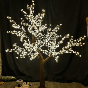 Outdoor Cherry blossom LED light tree 6.5ft/